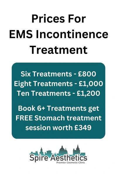 EMS Incontinence Treatment Prices Peterborough