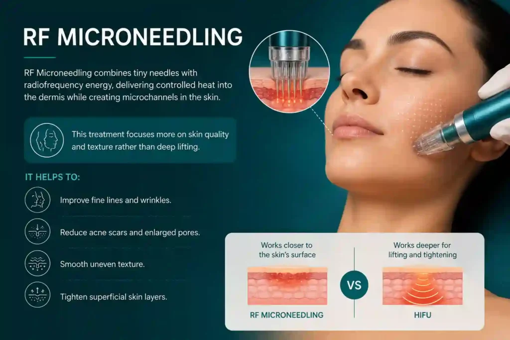 What Does RF Microneedling Do That HIFU Alone Cannot Peterborough