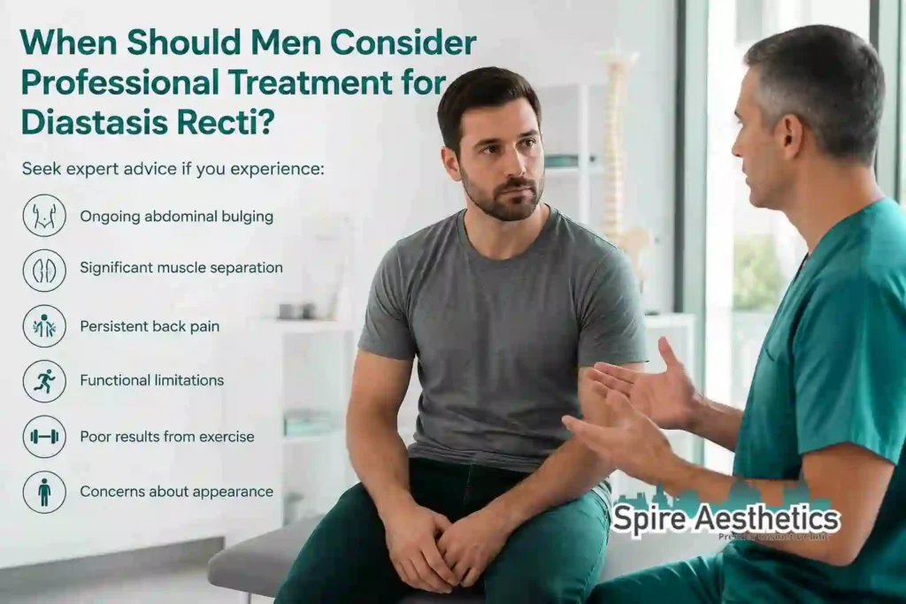 When Should Men Consider Professional Treatment for Diastasis Recti Peterborough?