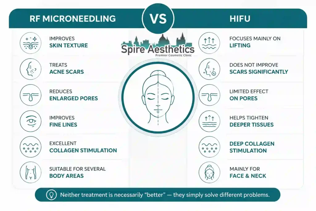 RF Microneedling vs HIFU: Which Treatment Gives Better Results Peterborough?