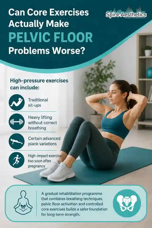 Can Strengthening Your Core Alone Actually Make Pelvic Floor Problems Worse Peterborough?